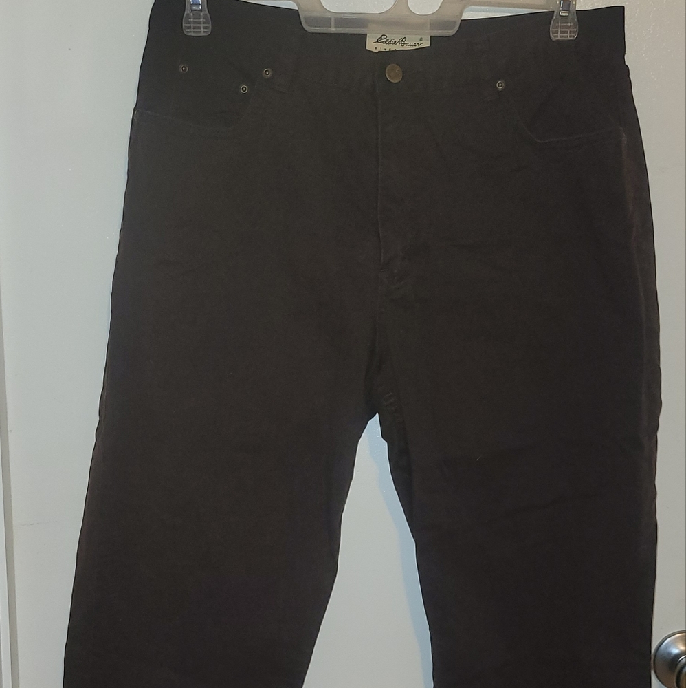 Women's Jeans - Eddie Bauer - Size 16 Petite - Brown